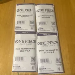 One Piece Card Game Store Tournament Kit 2025 Vol 4 English Edition x4 - Image 1