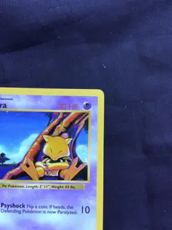 Pokemon Cards: Base Set 1st Edition Common: Abra 43/102 - Image 3