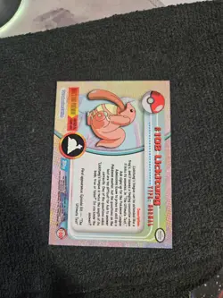 Lickitung #108 - BLUE LOGO - Non-Holo - SERIES 2 - TOPPS POKEMON Card - LP/NM - Image 2