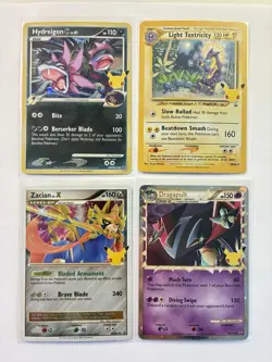 Pokemon Celebrations Promo Set Near Mint 4 Cards - Image 1