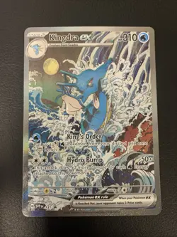 Pokemon Kingdra ex 131 Scarlet & Violet Promo Full Art Holo Card English - Image 1
