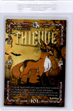 Thievel Peruvian Halloween Pokemon Card - Image 1