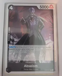 OP06-081 Absalom : Rare One Piece English TCG Card : OP06: Wings Of The Captain - Image 1