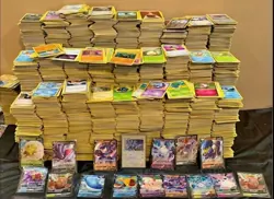 1000 Pokemon Cards Bulk Lot - 750 Common 250 Holo 2 Free Ex/v Mixed Languages - Image 1