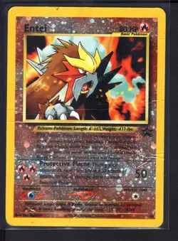 Entei #34 Black Star Promo (DMG) Pokemon Card WOTC 2001 - Image 1