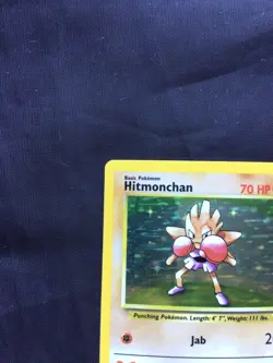 Pokemon Cards: Base Set Rare Holo: Hitmonchan 7/102 - Image 3