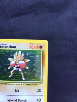 Pokemon Cards: Base Set Rare Holo: Hitmonchan 7/102 - Image 4