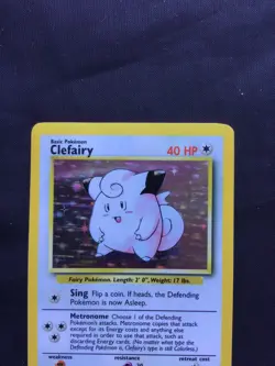 Pokemon Cards: Base Set Rare Holo: Clefairy 5/102 - Image 2