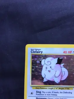 Pokemon Cards: Base Set Rare Holo: Clefairy 5/102 - Image 3