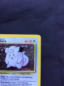 Pokemon Cards: Base Set Rare Holo: Clefairy 5/102 - Image 4