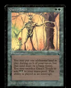 Gaea's Touch LP Light Play The Dark MTG [6677] - Image 1