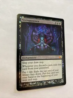 Necropotence Foil MTG NM Condition X1 From The VaultExiled Magic The Gathering - Image 1