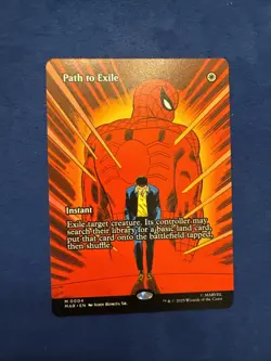 WOTC Marvel Eternal-Legal Path to Exile (Borderless) (MR) NM - Image 1