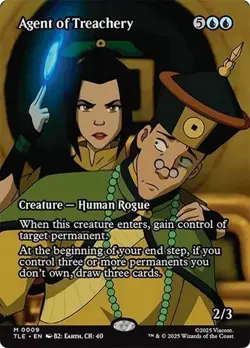 NM Borderless Agent of Treachery, MTG, Avatar: The Last Airbender, Magic, 9 - Image 1