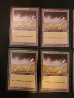 8x Plains Bird Mirage Basic Land Mana Magic Gathering MTG White Mix Condition - Image 2
