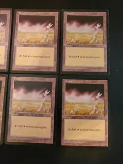 8x Plains Bird Mirage Basic Land Mana Magic Gathering MTG White Mix Condition - Image 4