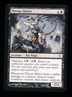 * * 1x Throat Slitter x1 * * Betrayers of Kamigawa MTG LP Lightly Played - Image 1