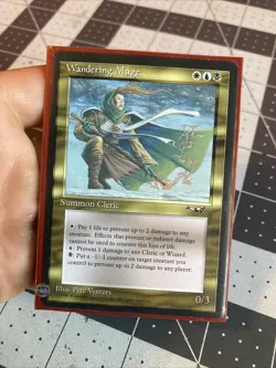 Vintage 1996 MTG Alliances Wandering Mage - Image 3