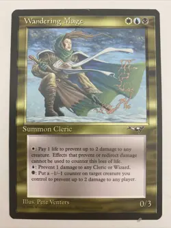 MTG ** Wandering Mage ** Alliances LP Rare - SellbyCyn - - Image 1
