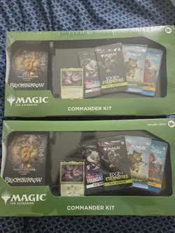 Magic The Gathering Commander Deck Kit-Bloomburrow Box lot of 2 - Image 1