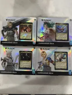 Magic The Gathering Final Fantasy Collector's Edition Commander Deck Set Bundle - Image 1