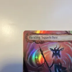 MTG: Lorwyn Eclipsed: 317 Hexing Squelcher (Showcase) Rare Foil In Hand - Image 4