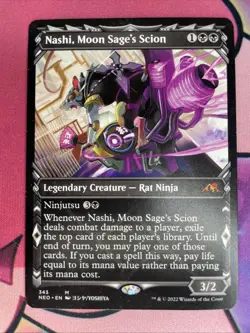 MTG: Nashi, Moon Sage's Scion (Showcase) Kamigawa: Neon Dynasty Regular - Image 1