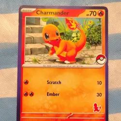 Pokemon Charmander 0004 HP 70 My First Battle Regular Card Scratch Ember - Image 1