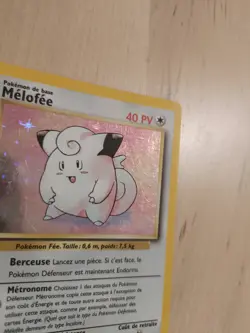 Melofee Set De Base Carte 5/102 Pokemon FR Holo Rare Trading Card 1998 - Image 3