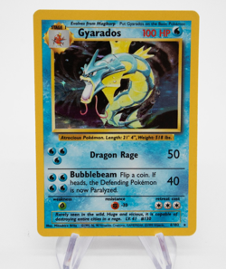 VTG Pokemon 1999 Base Set - RARE HOLO/Foil - Gyarados (06/102) MP (#22) - Image 1