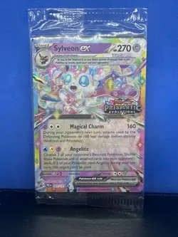 Sylveon EX 041/131 Stamped Prismatic Evolutions Promo Sealed Pokemon 2025 - Image 1