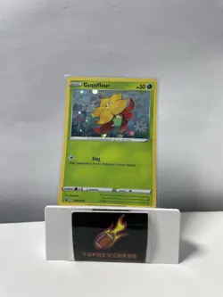 2020 Pokemon TCG Gossifleur SWSH010 Cosmos Holo Black Star Promo Partial Swirl - Image 1