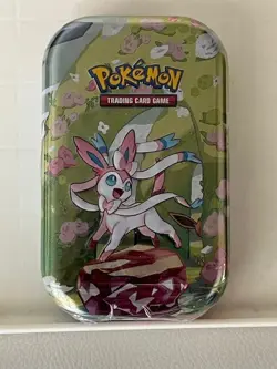 Pokemon Prismatic Evolutions Mini Tins Sealed Lot Of 8 FULL ART SET NEW Free Shi - Image 3