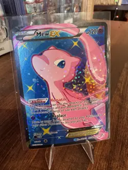 2013 Pokemon Mew EX Radiant Holo Full Art RC24/RC25 Legendary Treasures - Image 1
