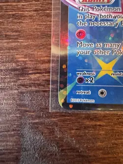 2013 Pokemon Mew EX Radiant Holo Full Art RC24/RC25 Legendary Treasures - Image 5