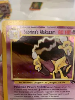 Pokemon TCG Sabrina's Alakazam 16/132 Gym Challenge Holo Unlimited - Ungraded - Image 3