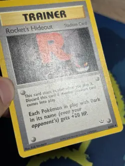 Rocket's Hideout Uncommon Unlimited Neo Revelation 63/64 Gengar Artwork Pokemon - Image 4