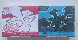 Pokemon Center Black Bolt and White Flare ETB (Both Sets) IN HAND - Image 1