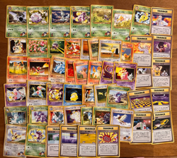 Pokemon TCG Vintage Japanese Gym Challenge Lot of 52 No Duplicates - Image 1