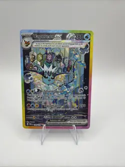 Pokemon Vaporeon ex 149/131 Prismatic Evolutions Holo Special Illustration Rare - Image 1