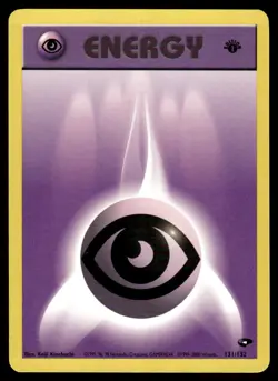 Pokemon TCG Gym Challenge 1st Edition #131/132 Psychic Energy LP+ - Image 1