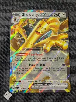 Gholdengo ex 139/182 - Paradox Rift Double Rare Pokemon TCG NM - Image 1