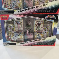 POKEMON TCG Prismatic Evolutions Premium Figure Collection X2 Sealed - Image 2
