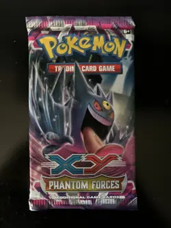Pokemon XY 2015 Phantom Forces Booster Pack Gengar Art Factory Sealed UNWEIGHED - Image 1
