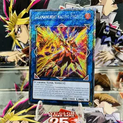 Yugioh Salamangreat Raging Phoenix RA04-EN083 Platinum Secret Rare 1st Near Mint - Image 1