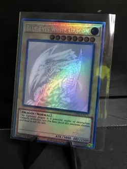 Yu-Gi-Oh! TCG Blue-Eyes White Dragon Custom Ghost Rare - Image 1