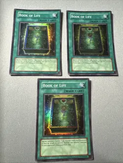 Yu-Gi-Oh! TCG Book of Life PGD-033 x 3 Light Play - Image 1