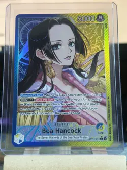 One Piece Boa Hancock OP14-041 (Alternate Art) Leader The Azure Sea's Seven NM - Image 1