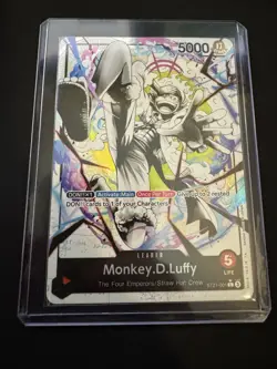 One Piece CCG Monkey.D.Luffy ST21-001 Leader English Edition Alt Art English NM - Image 1