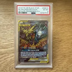 Moltres Zapdos Articuno GX #SM210 Gem Mint Black Star Promo Pokemon Card - Image 1